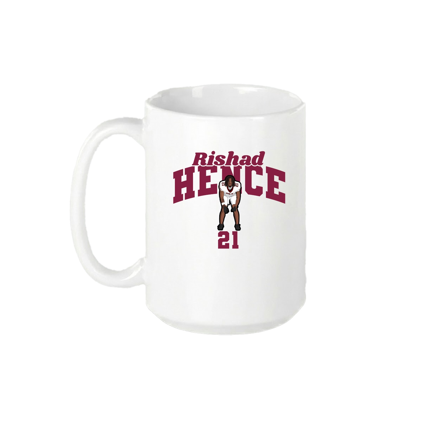 15oz Coffee Mug — Signature Arch in White