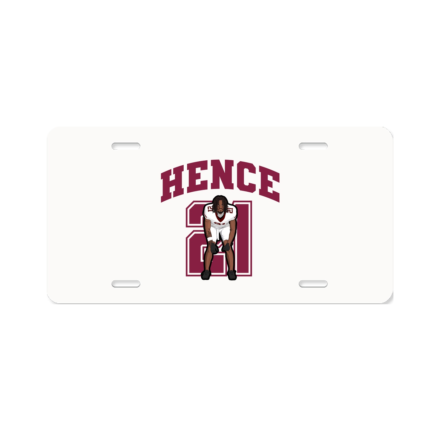 License Plate — Number in Classic