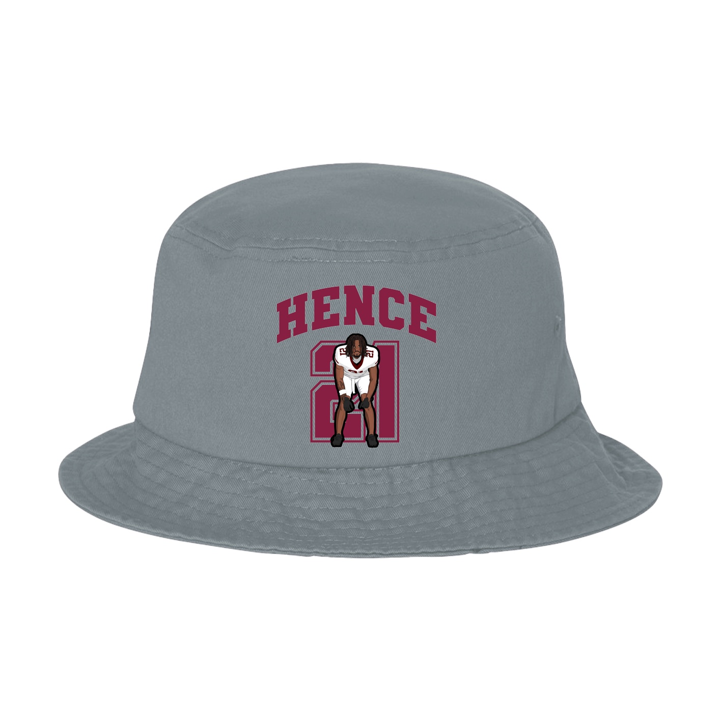 Bucket Cap — Number in Grey