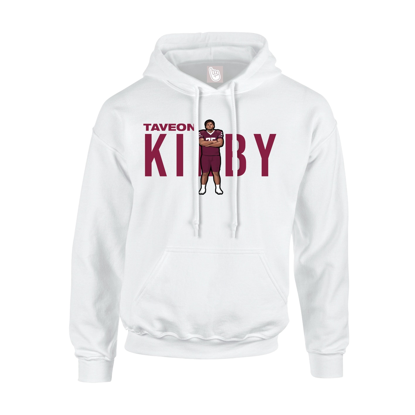Hoodie — Player Name in White