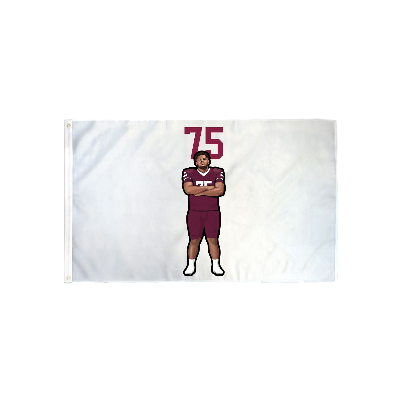 3x5 Flag — Number Top in Classic