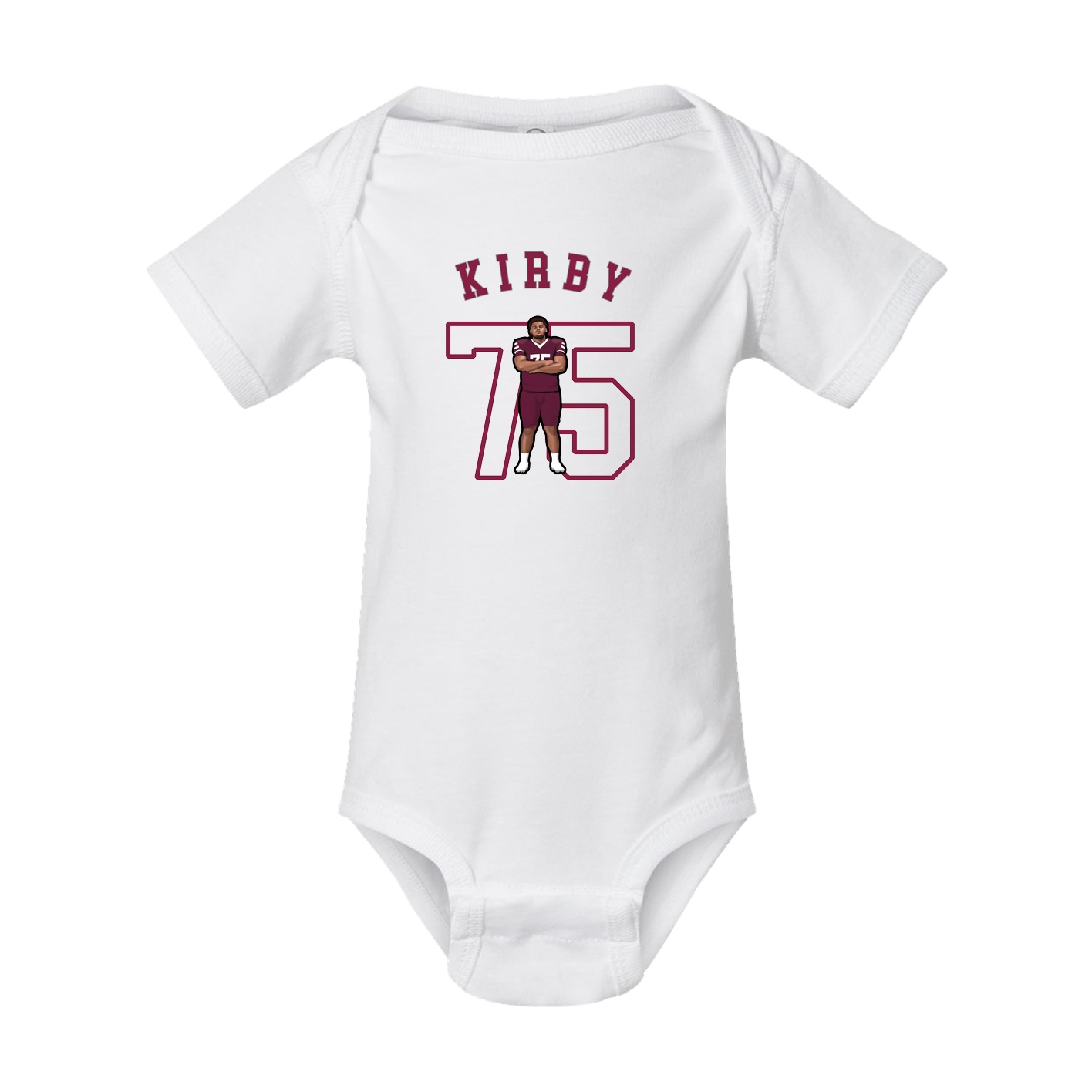 Baby Onesie — Shirsey Arch in White