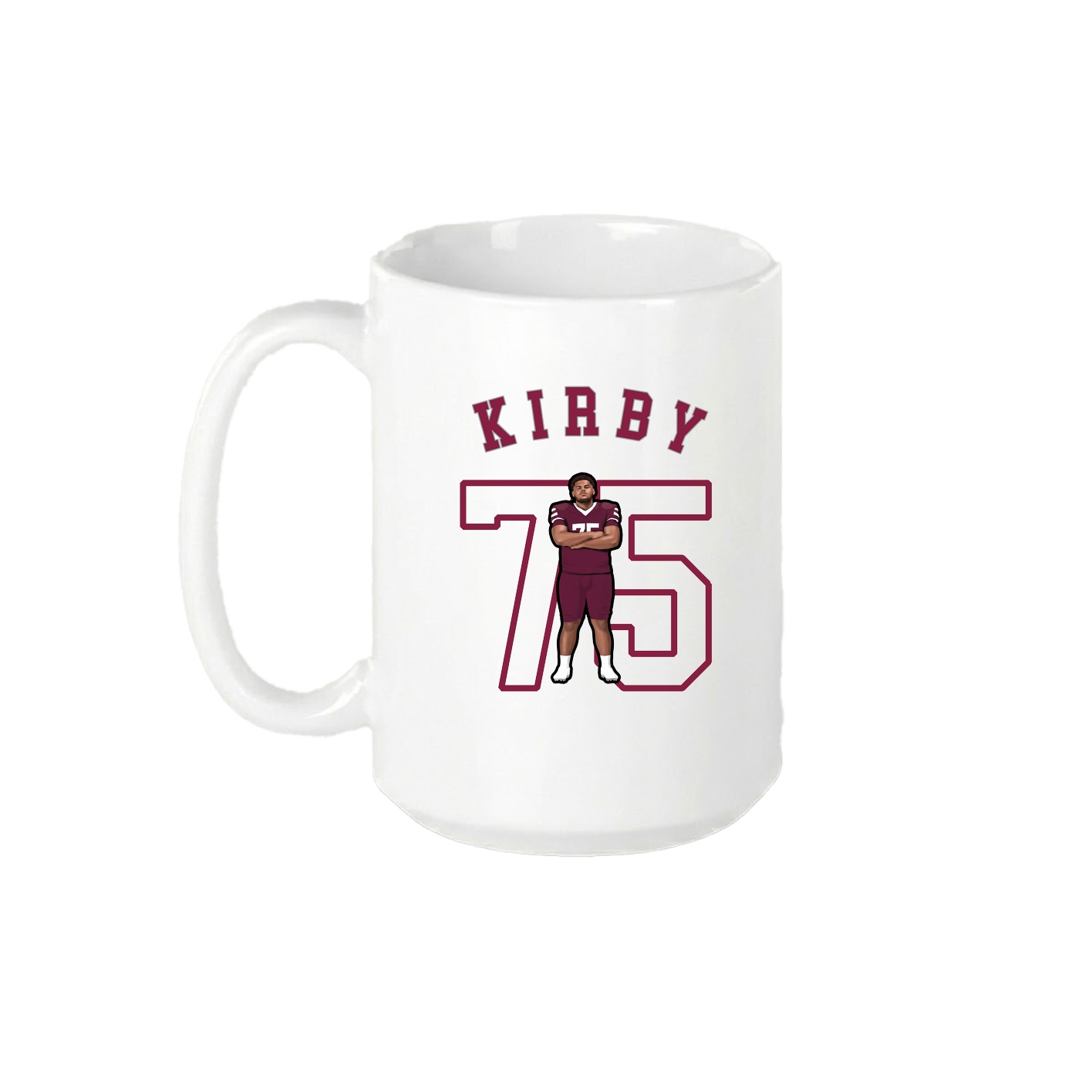 15oz Coffee Mug — Shirsey Arch in White
