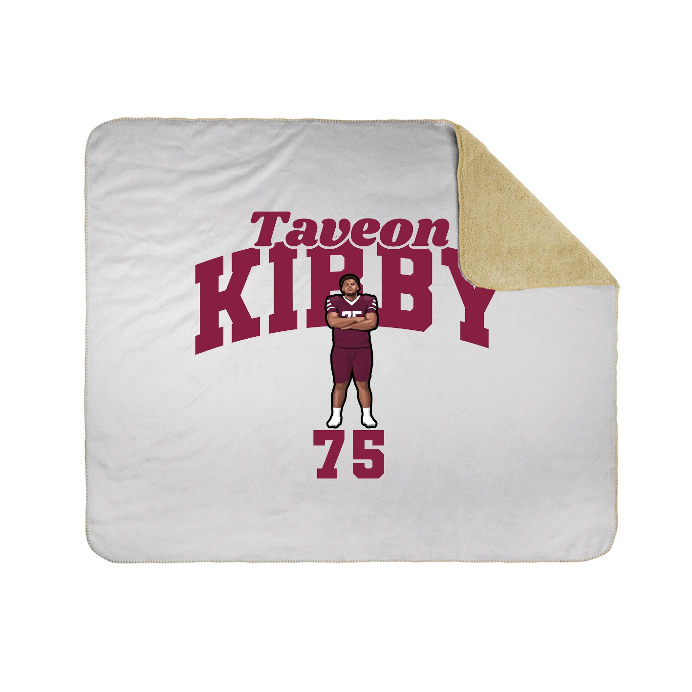 Throw Blanket — Signature Arch in White