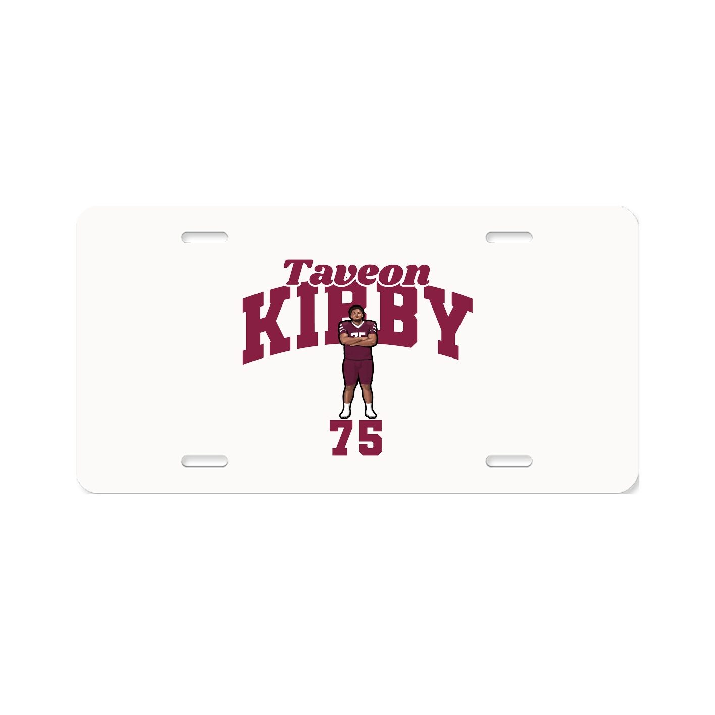 License Plate — Signature Arch in Classic