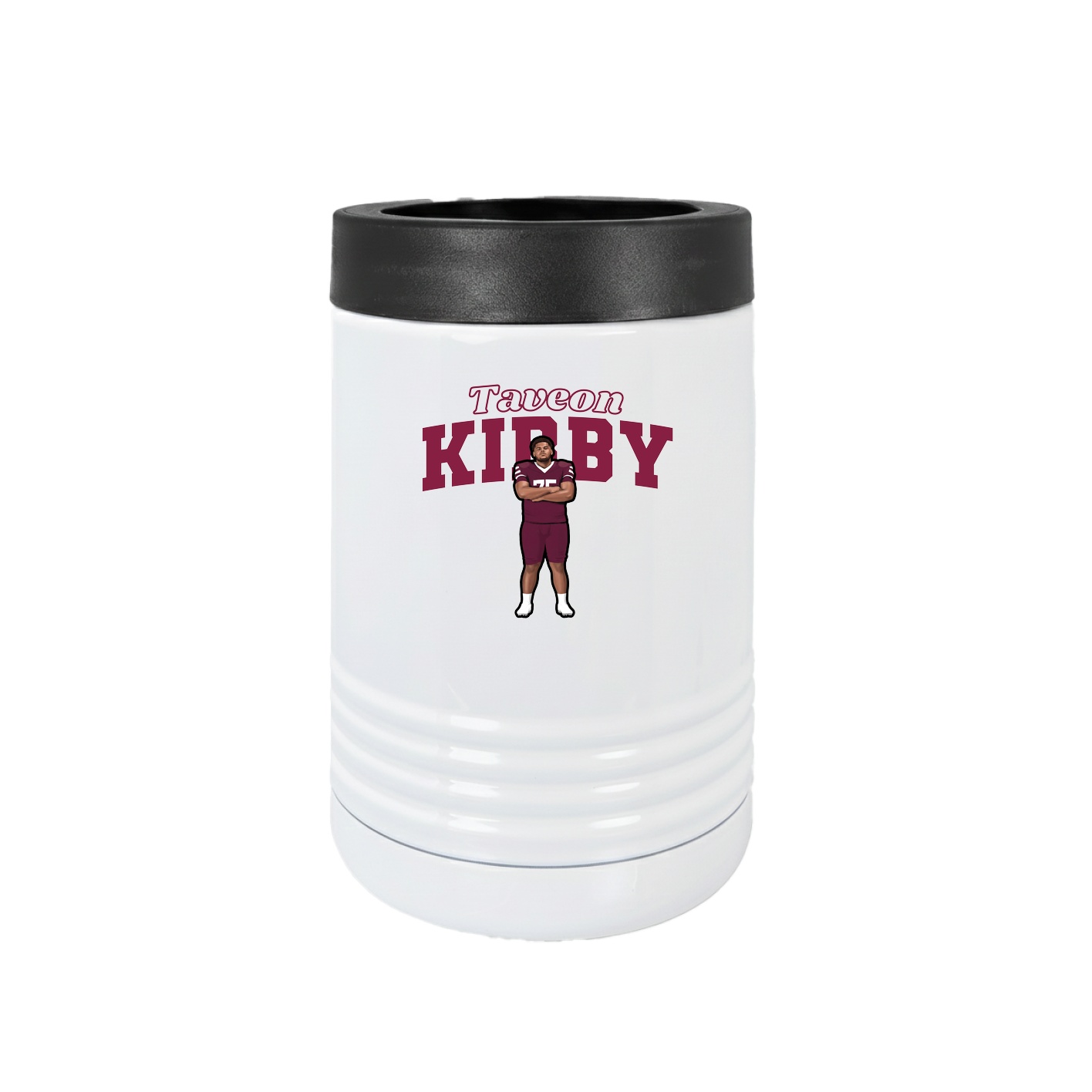 Beverage Holder — Name Arch in White