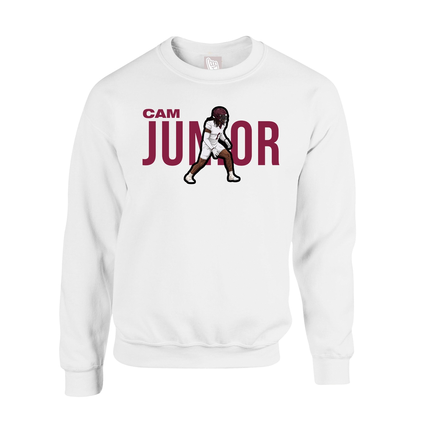 Fleece Crew — Player Name in White
