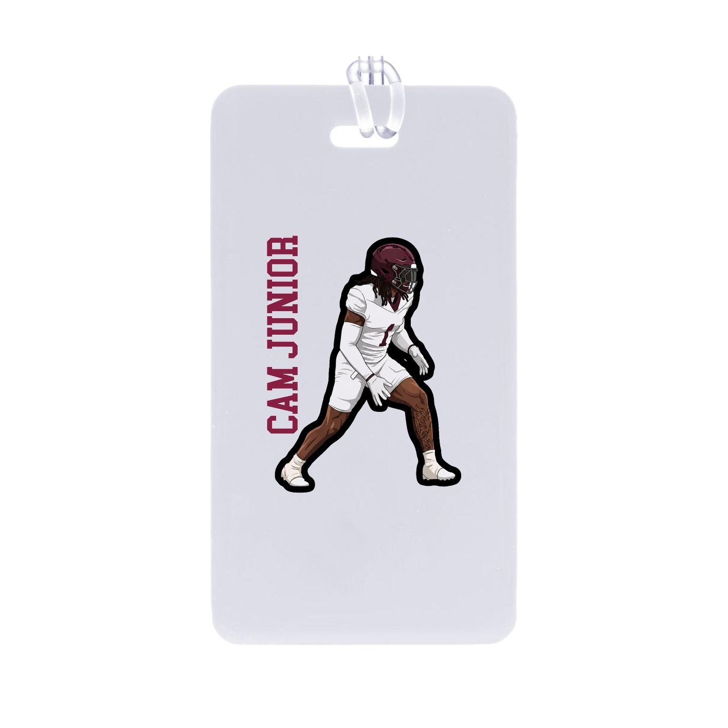 Bag Tag — Name Vertical in Classic