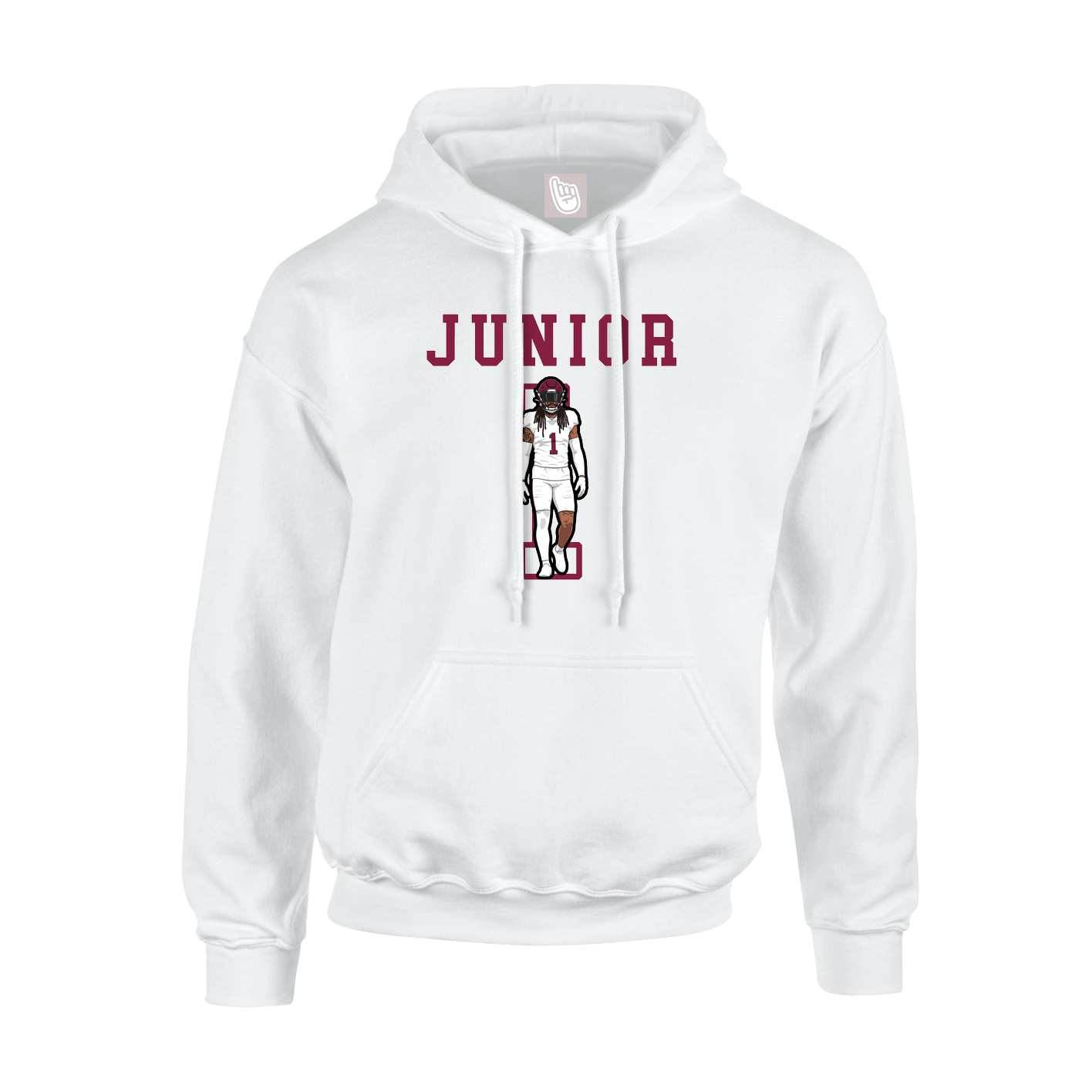 Youth Hoodie — Shirsey in White