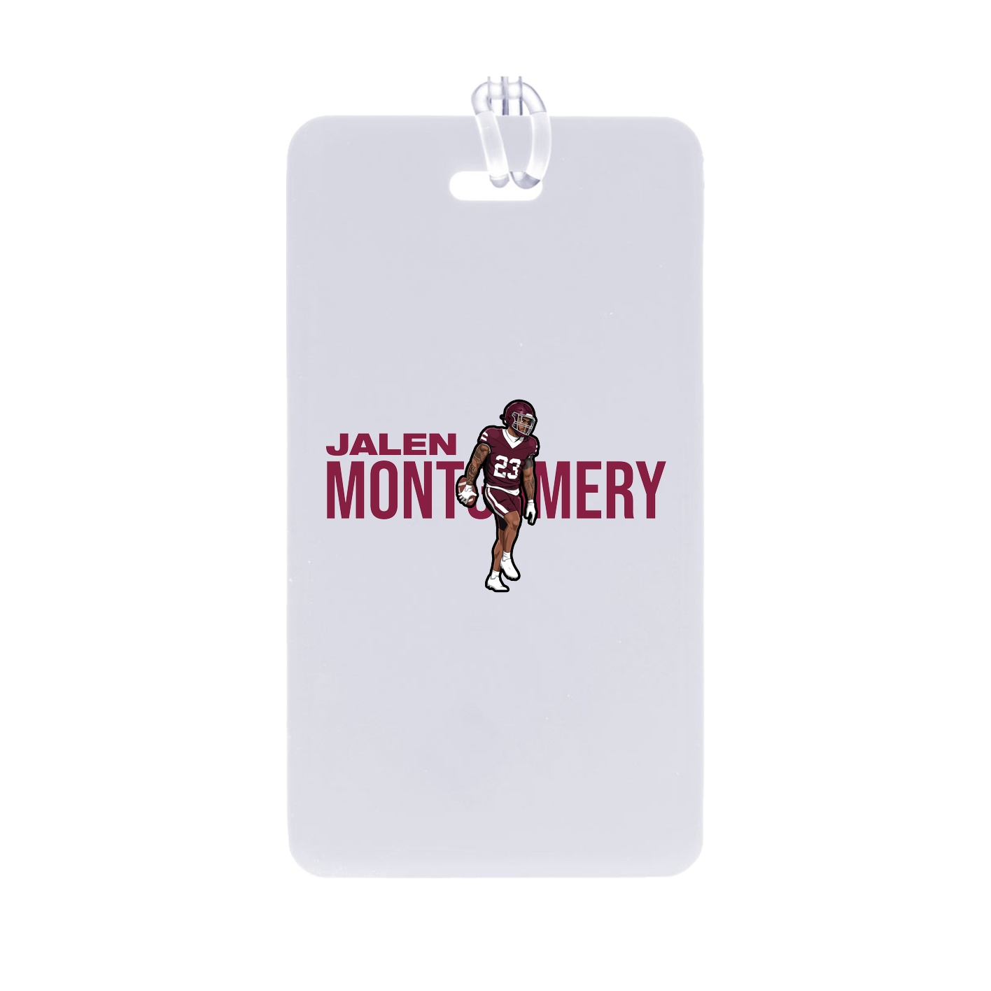 Bag Tag — Player Name in Classic