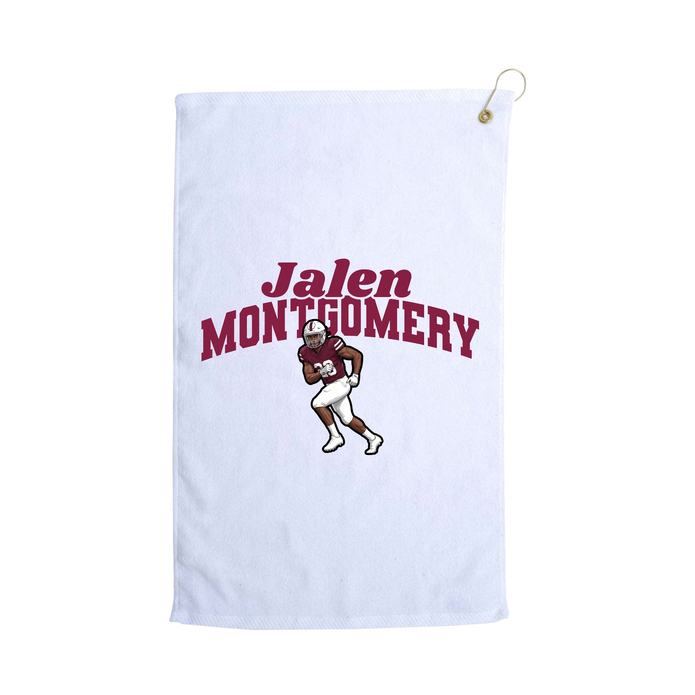 Golf Towel — Signature Arch in White