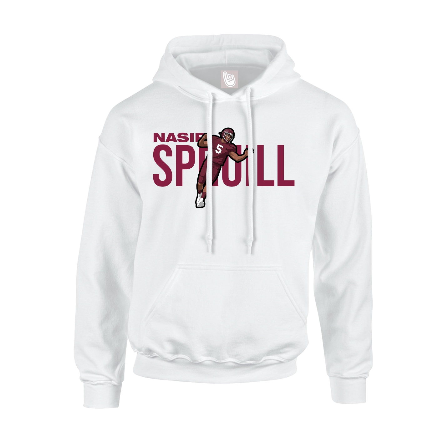 Hoodie — Player Name in White