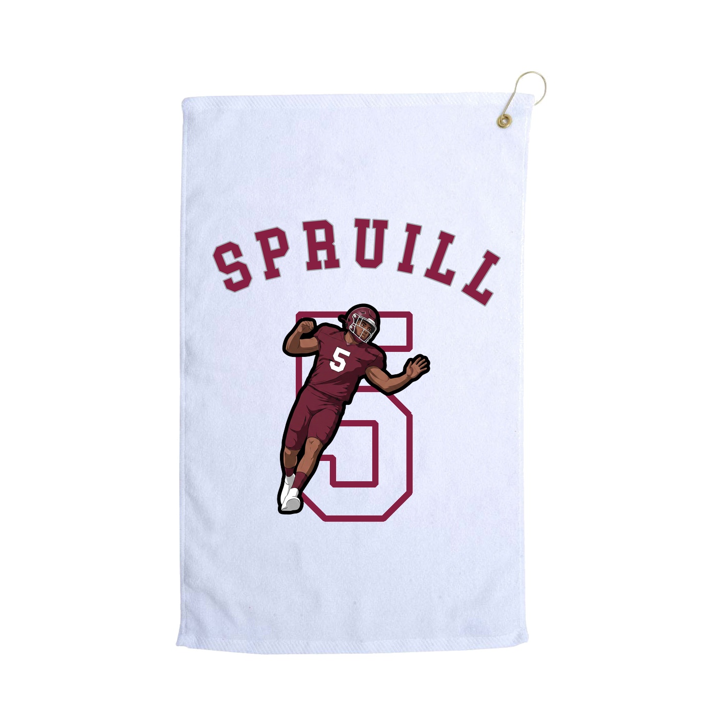 Golf Towel — Shirsey Arch in White