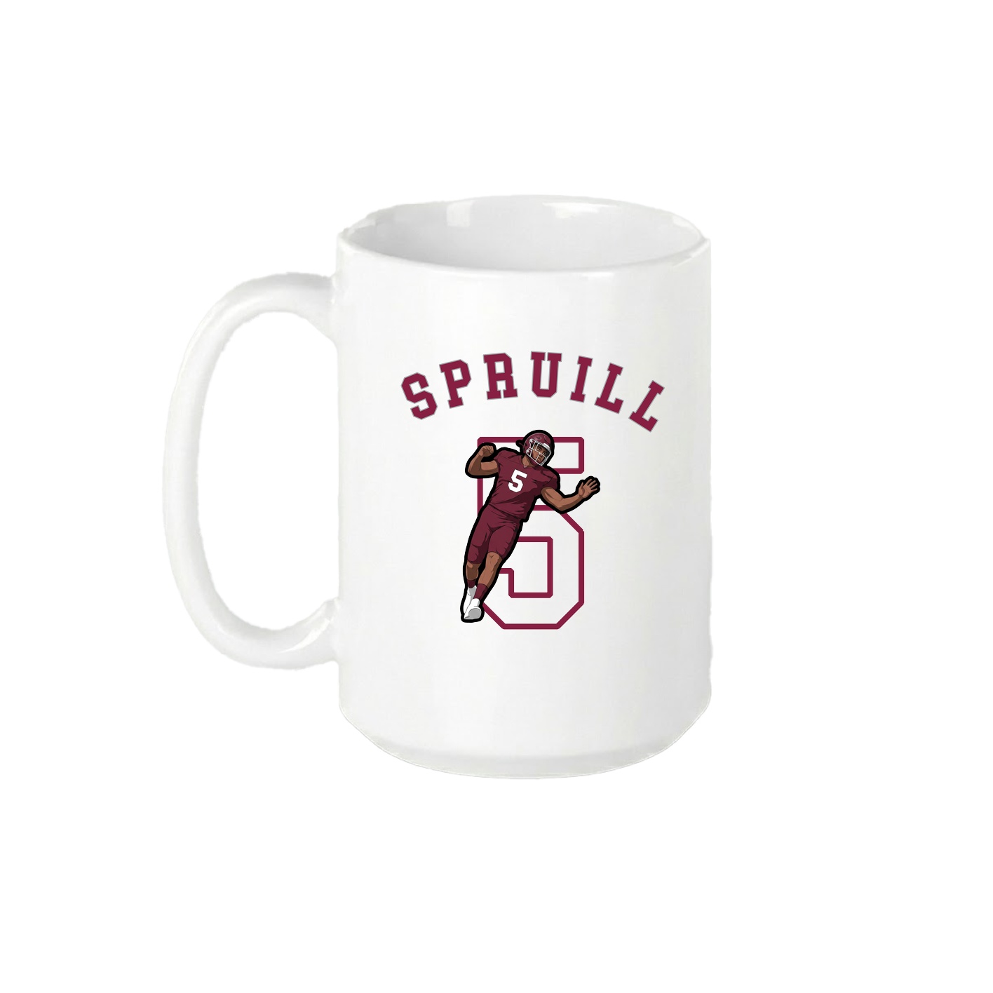 15oz Coffee Mug — Shirsey Arch in White
