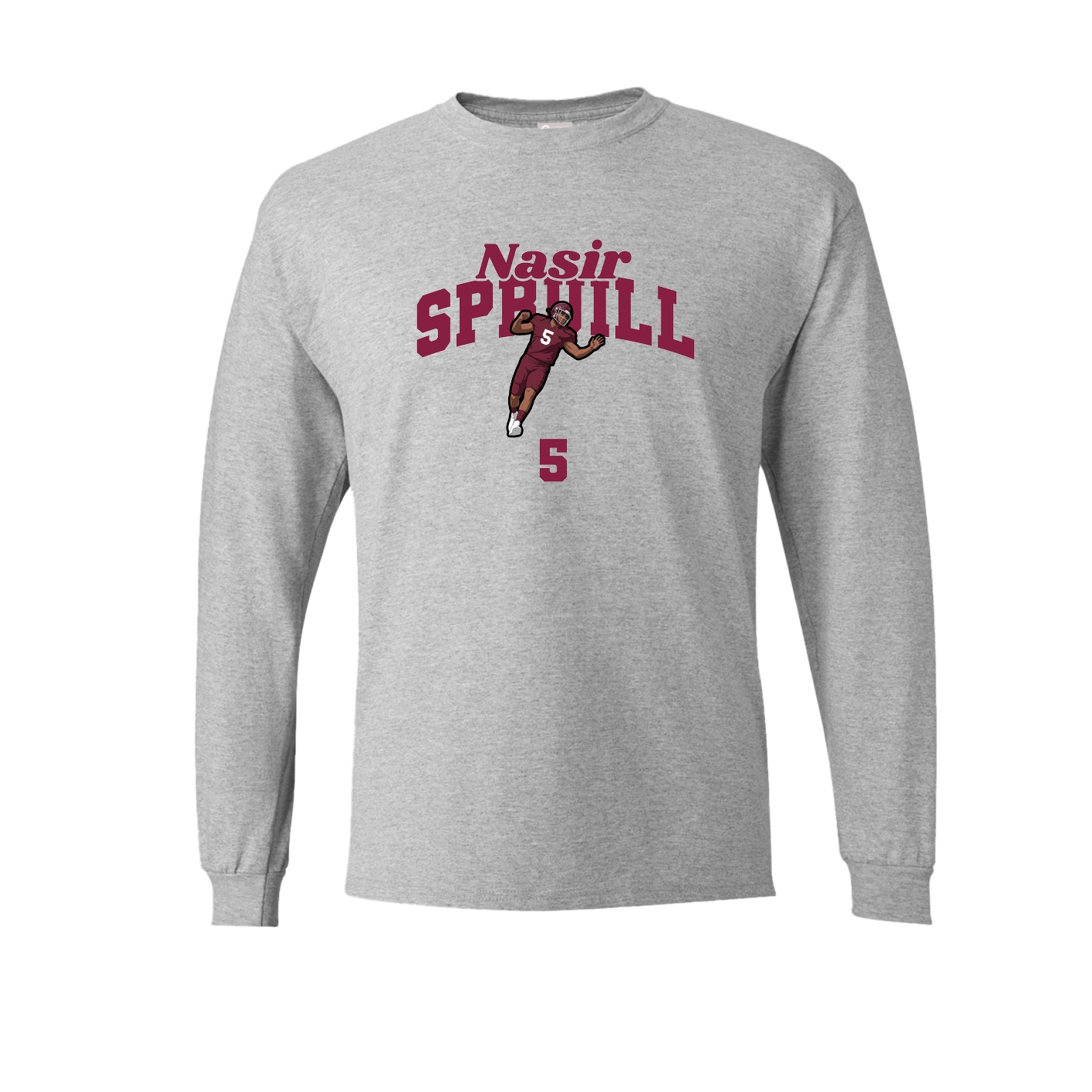 Long Sleeve Tee — Signature Arch in Grey