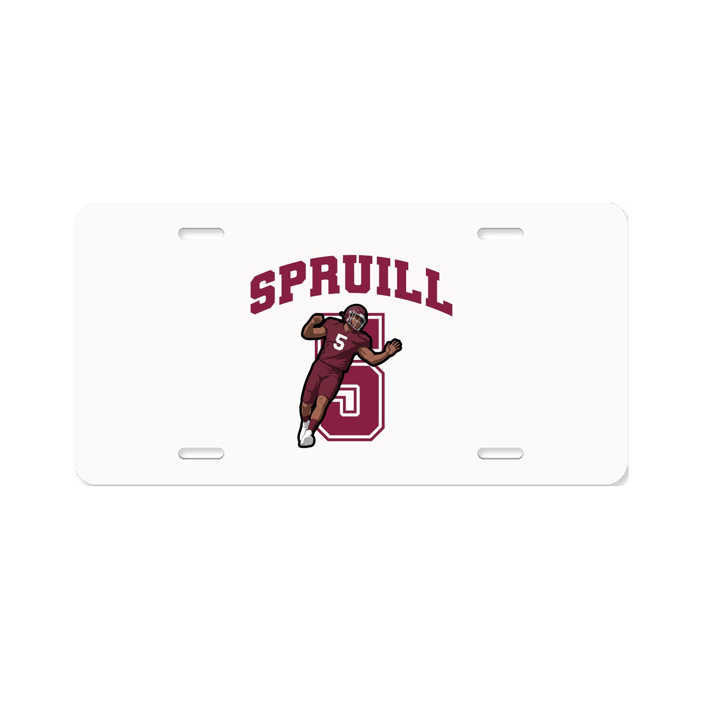 License Plate — Number in Classic