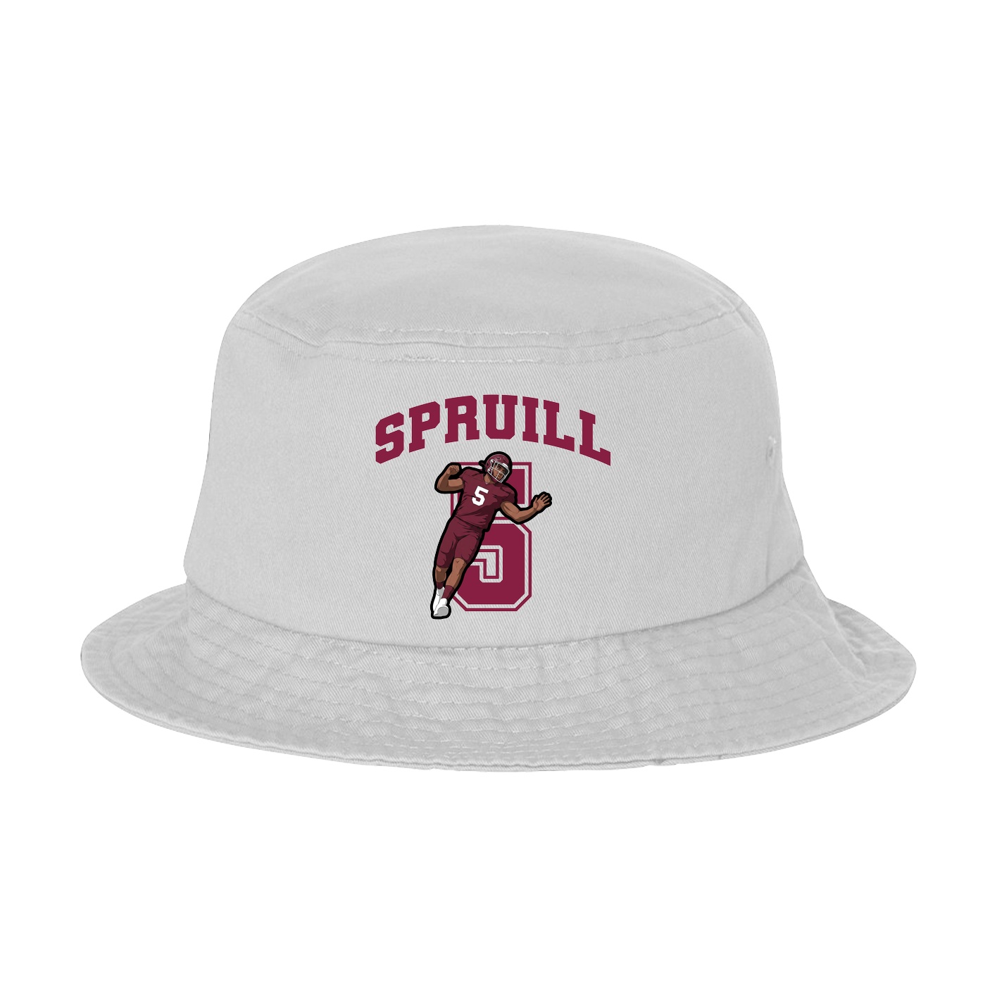 Bucket Cap — Number in White