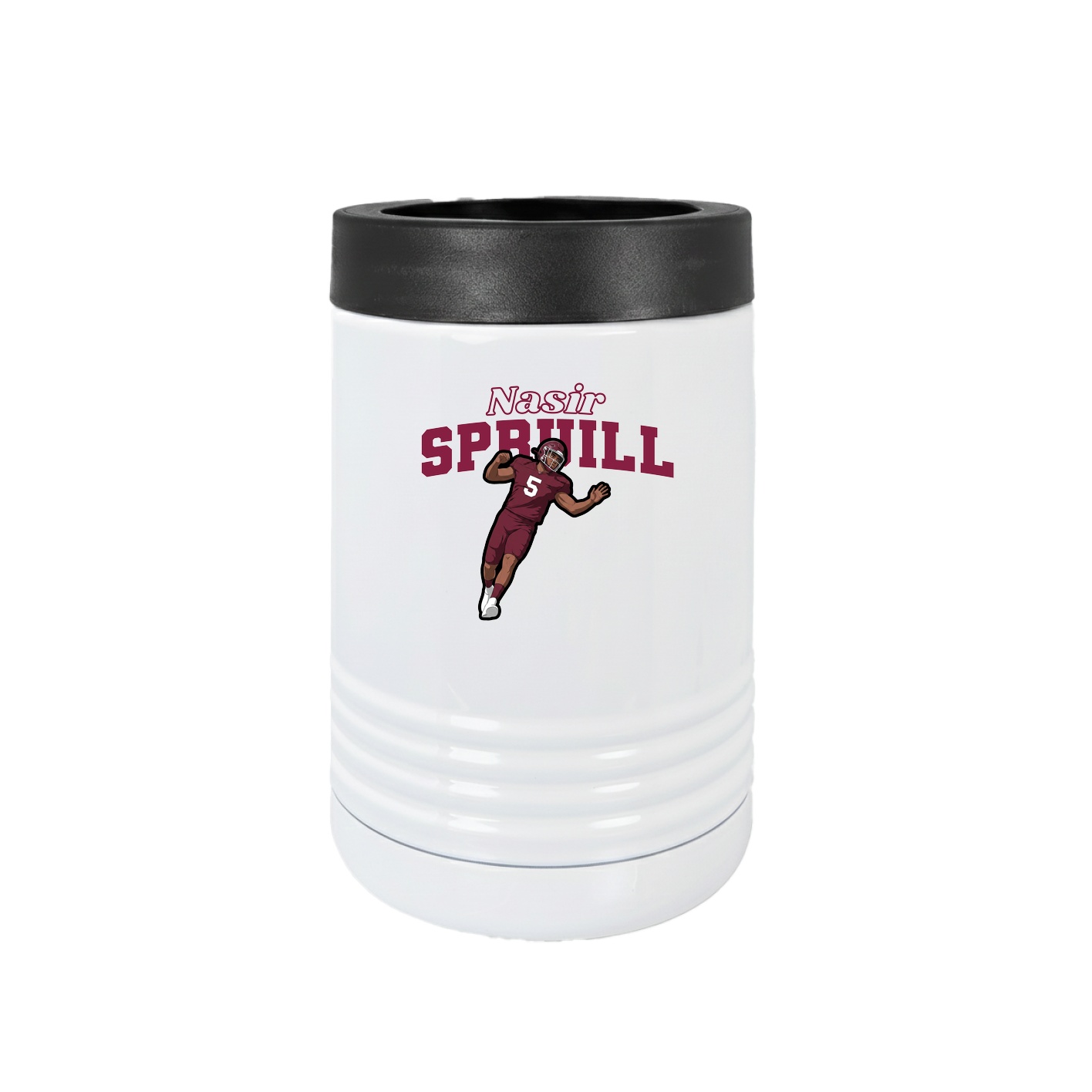 Beverage Holder — Name Arch in White