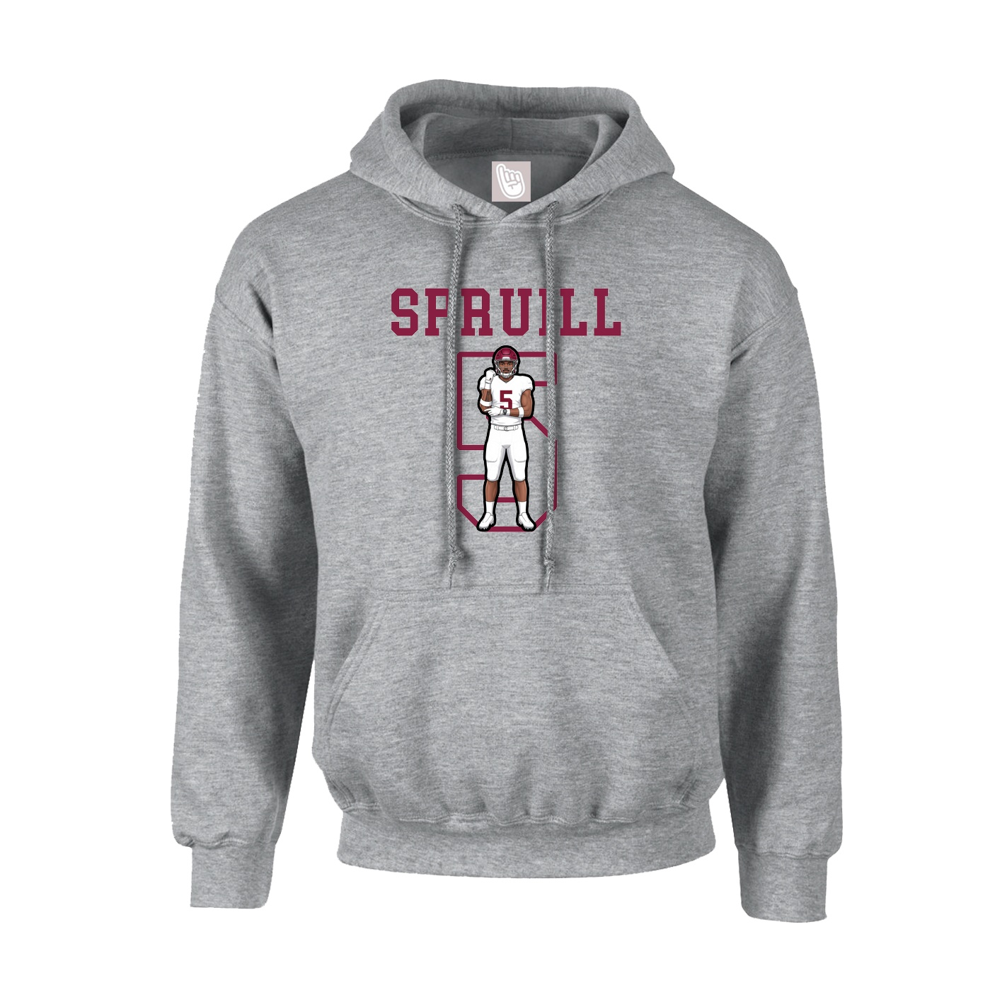 Hoodie — Shirsey in Grey