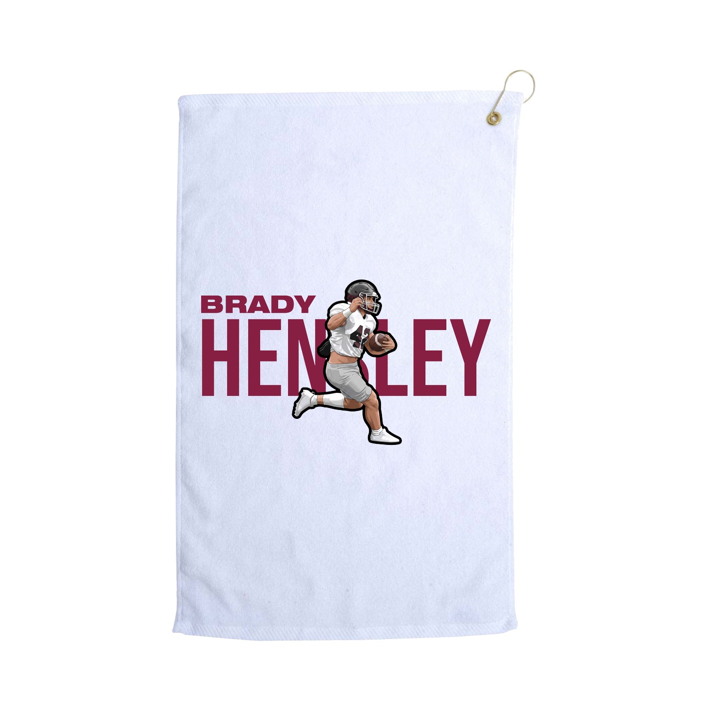 Golf Towel — Player Name in White