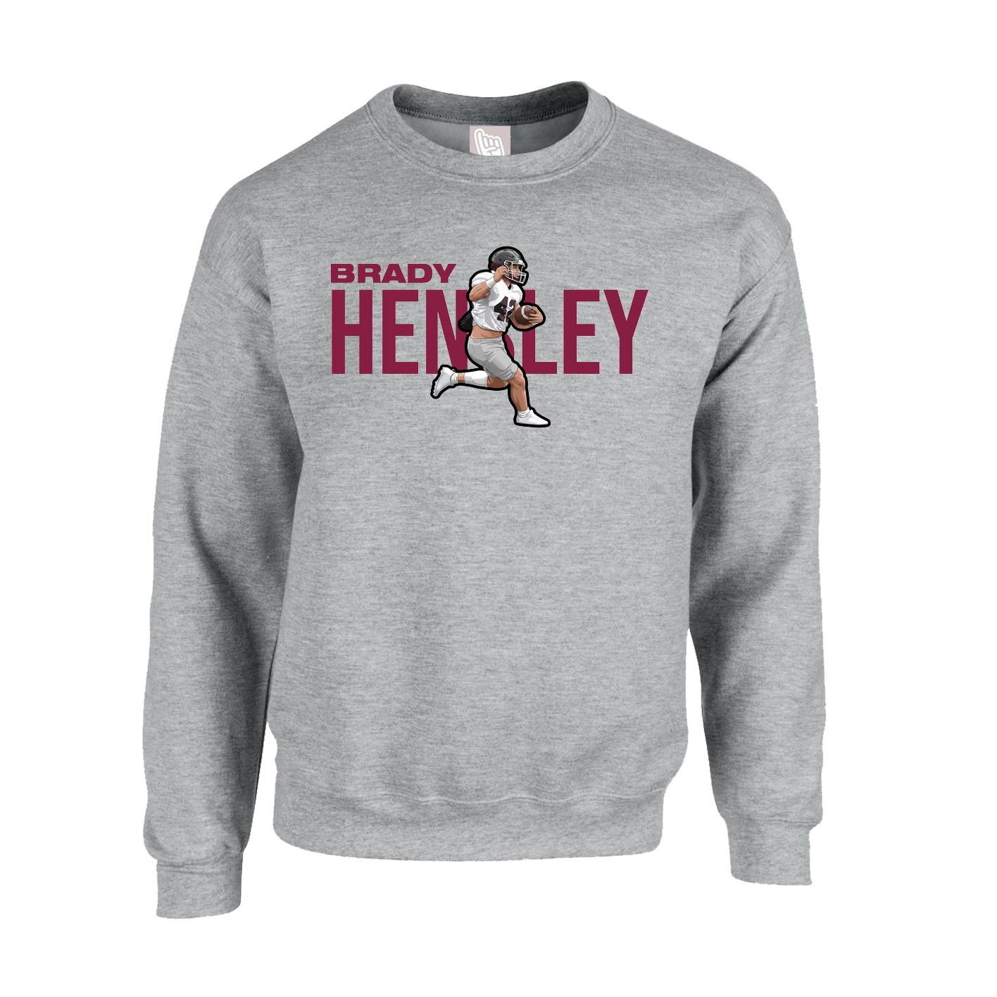 Fleece Crew — Player Name in Grey