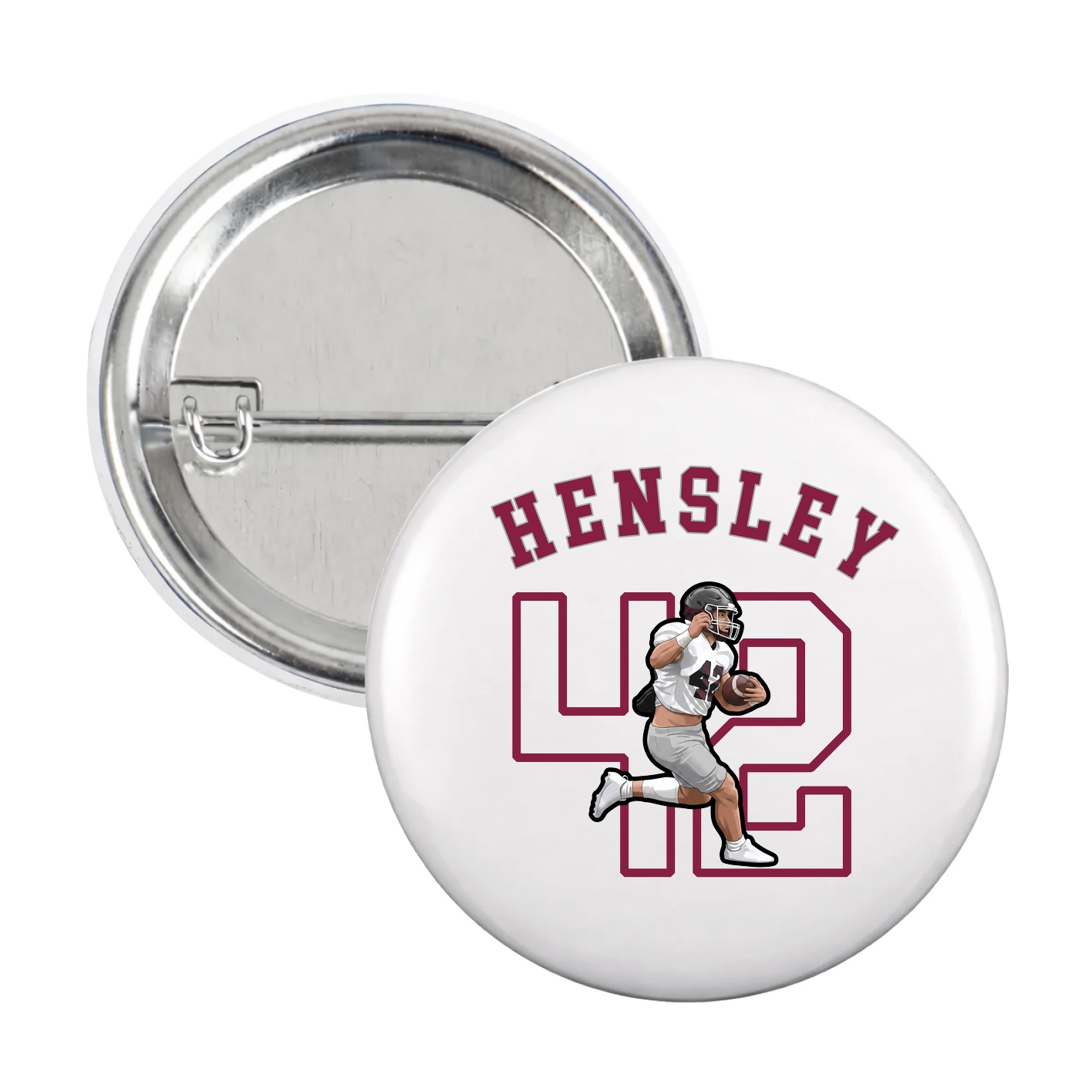 Game Day Button — Shirsey Arch in White