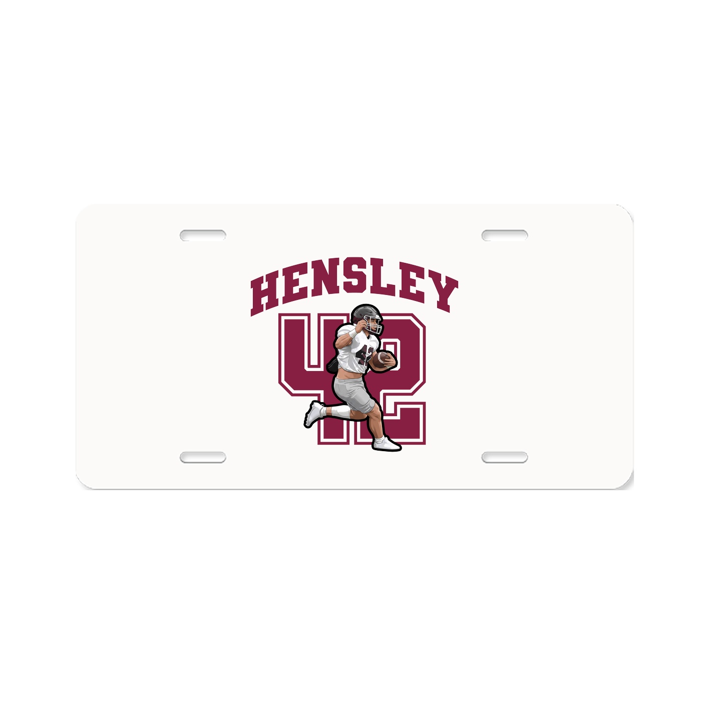License Plate — Number in Classic