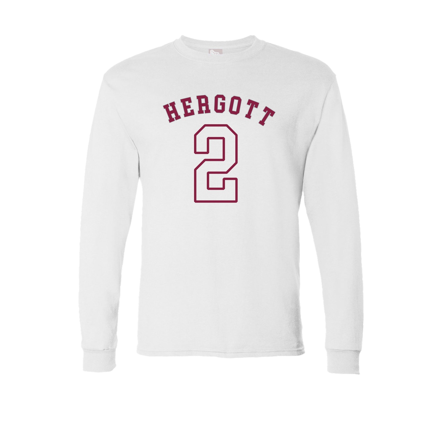 Long Sleeve Tee — Shirsey Arch in White