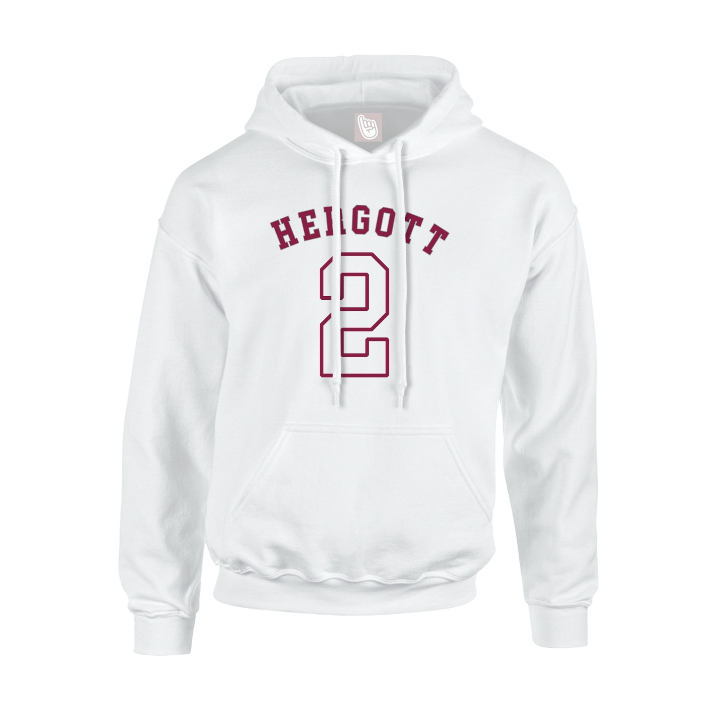 Hoodie — Shirsey Arch in White