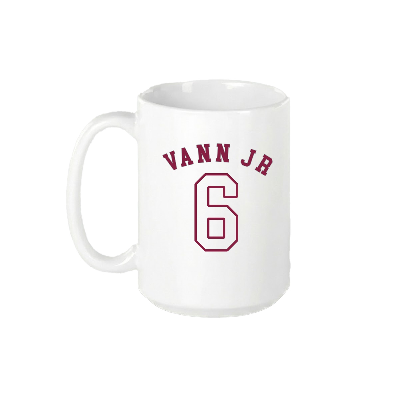 15oz Coffee Mug — Shirsey Arch in White