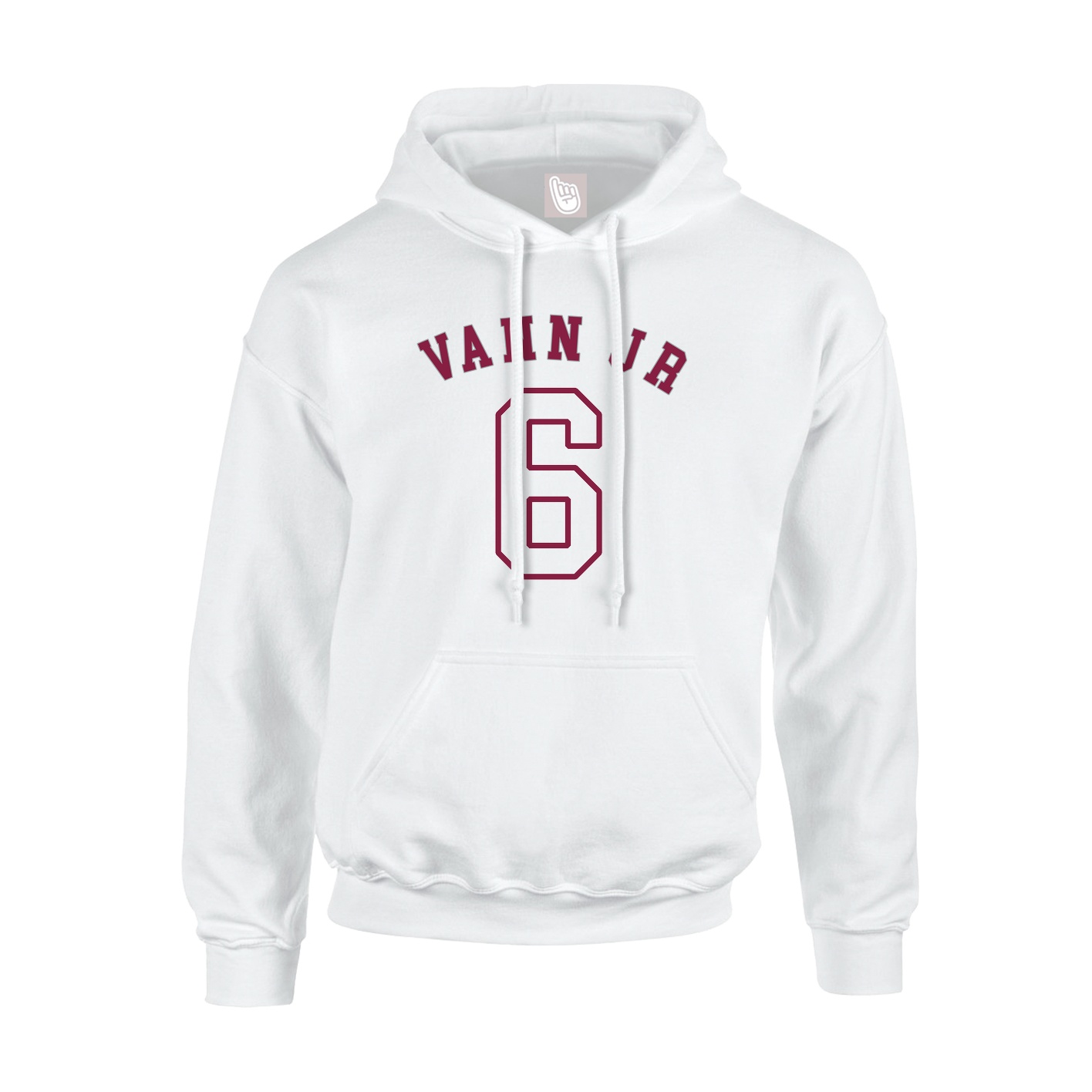 Youth Hoodie — Shirsey Arch in White