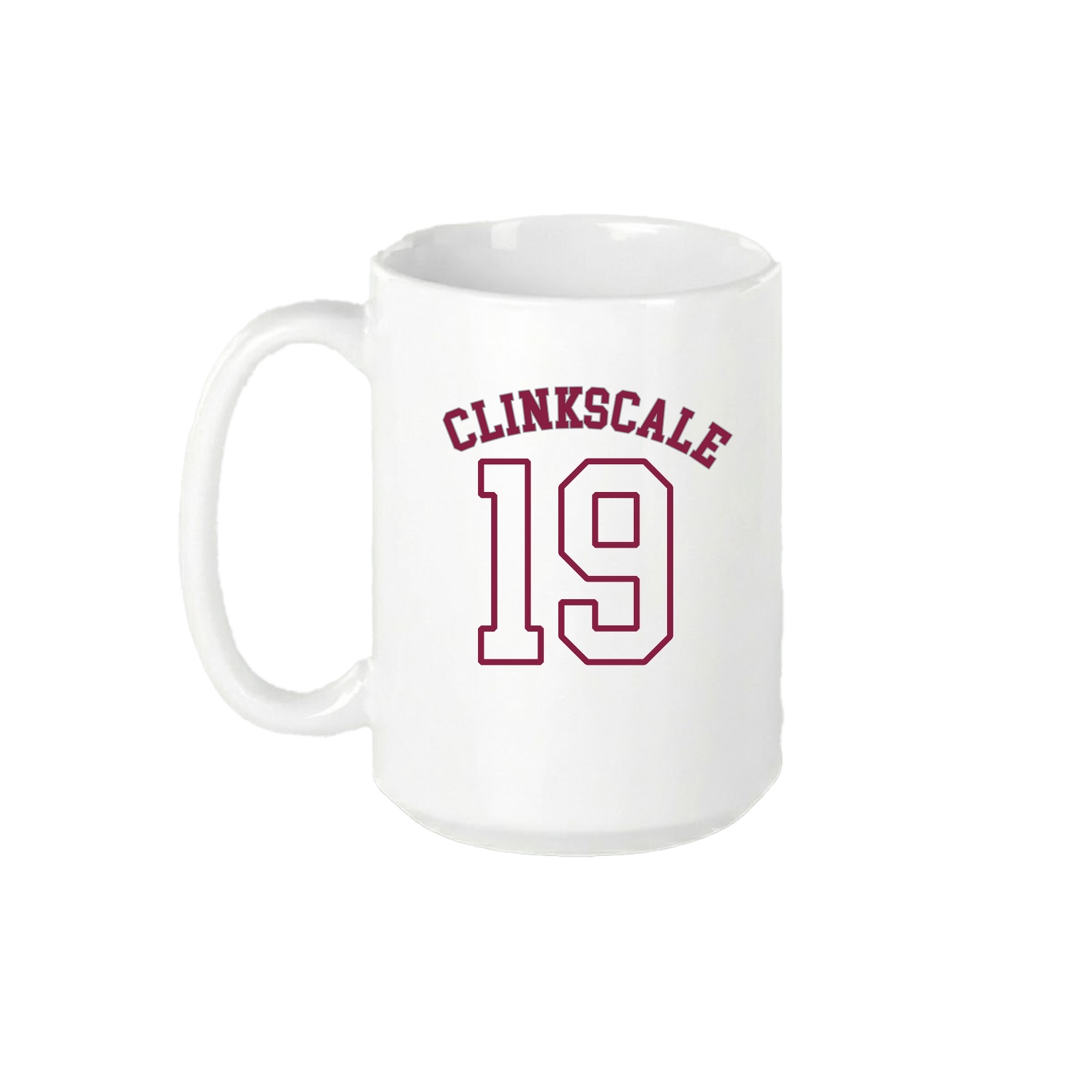 15oz Coffee Mug — Shirsey Arch in White
