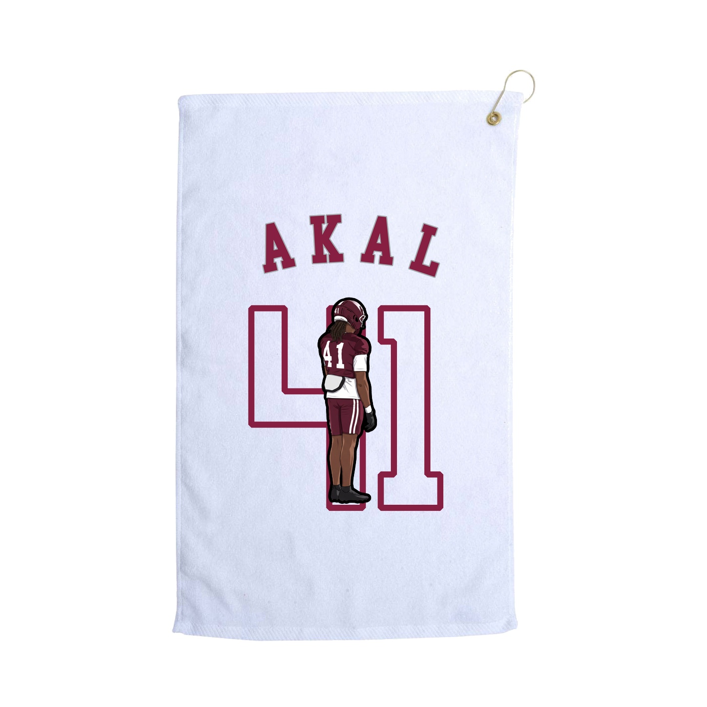 Golf Towel — Shirsey Arch in White