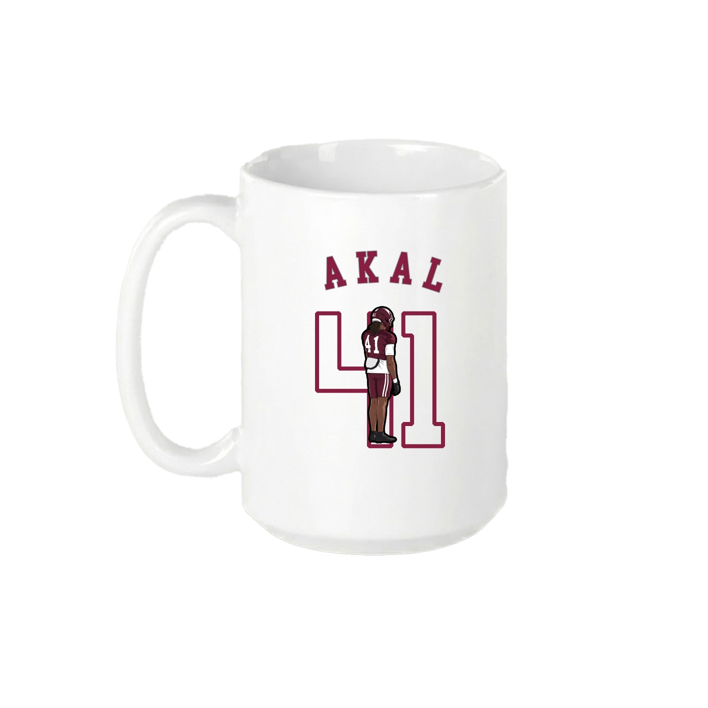 15oz Coffee Mug — Shirsey Arch in White
