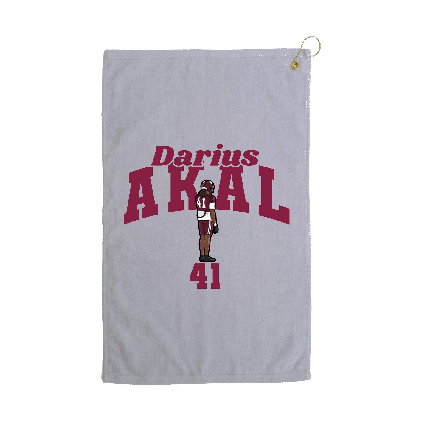 Golf Towel — Signature Arch in Grey