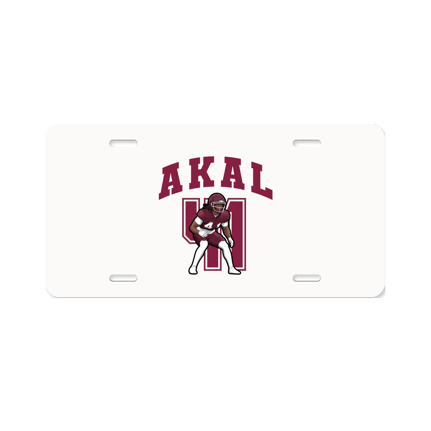 License Plate — Number in Classic
