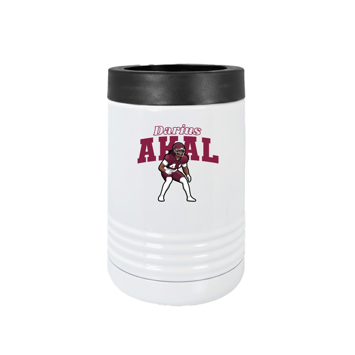 Beverage Holder — Name Arch in White