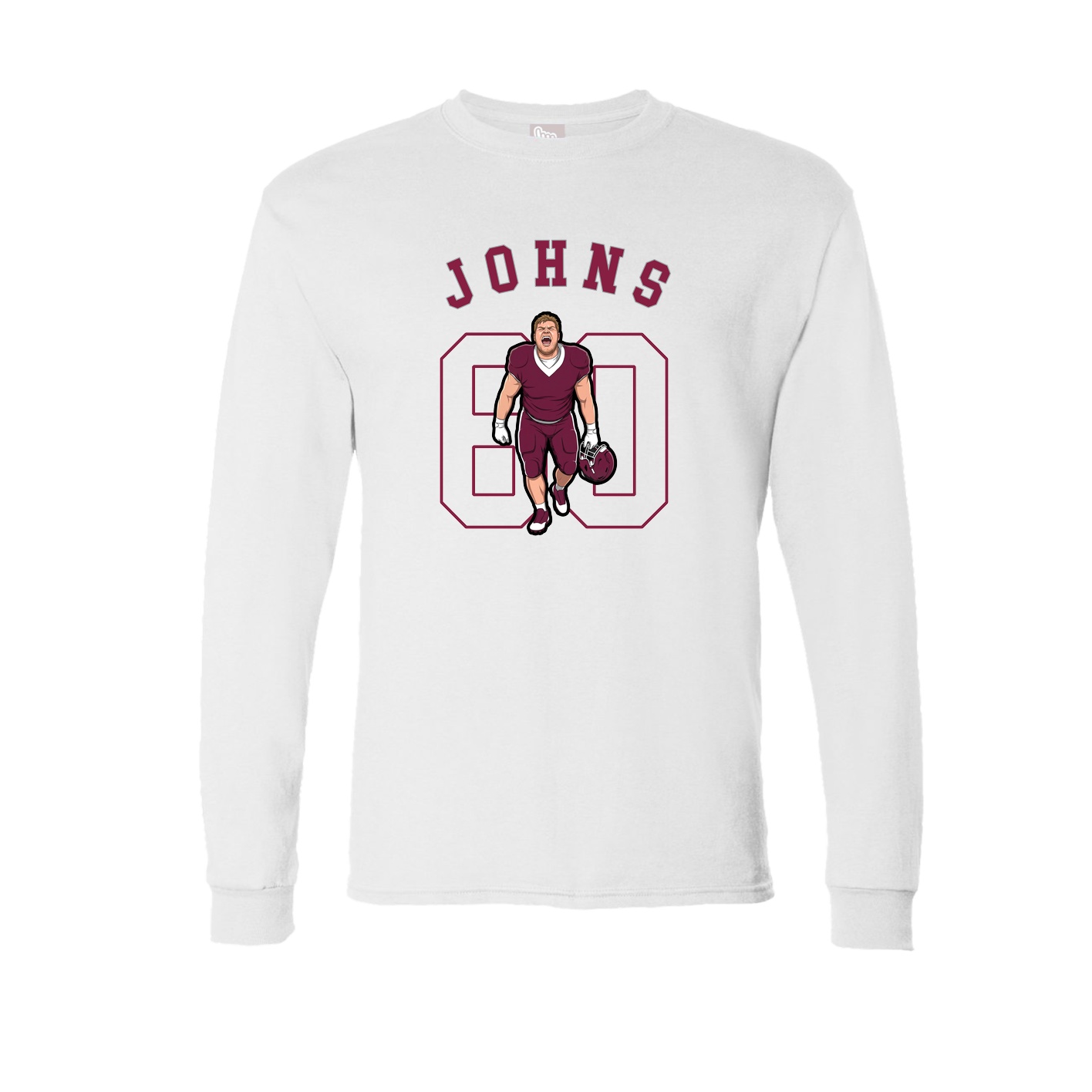 Long Sleeve Tee — Shirsey Arch in White