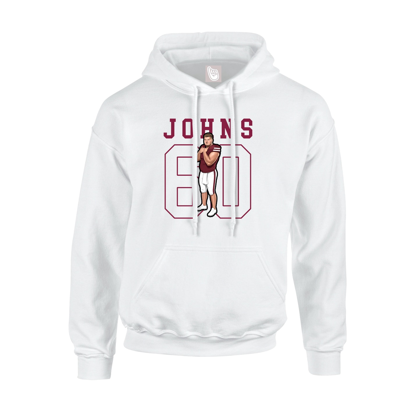 Hoodie — Shirsey in White