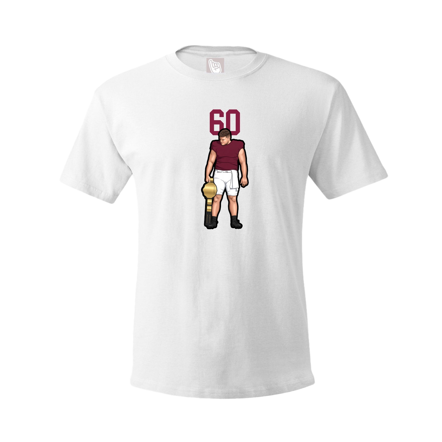 Tee — Number Top in White