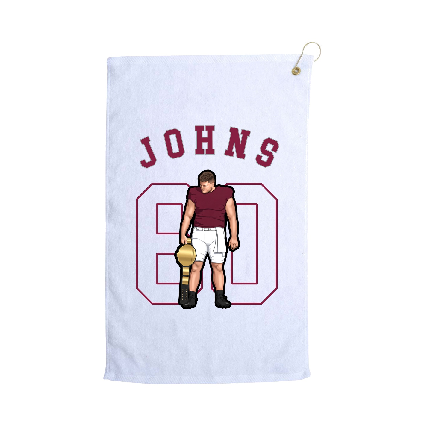 Golf Towel — Shirsey Arch in White