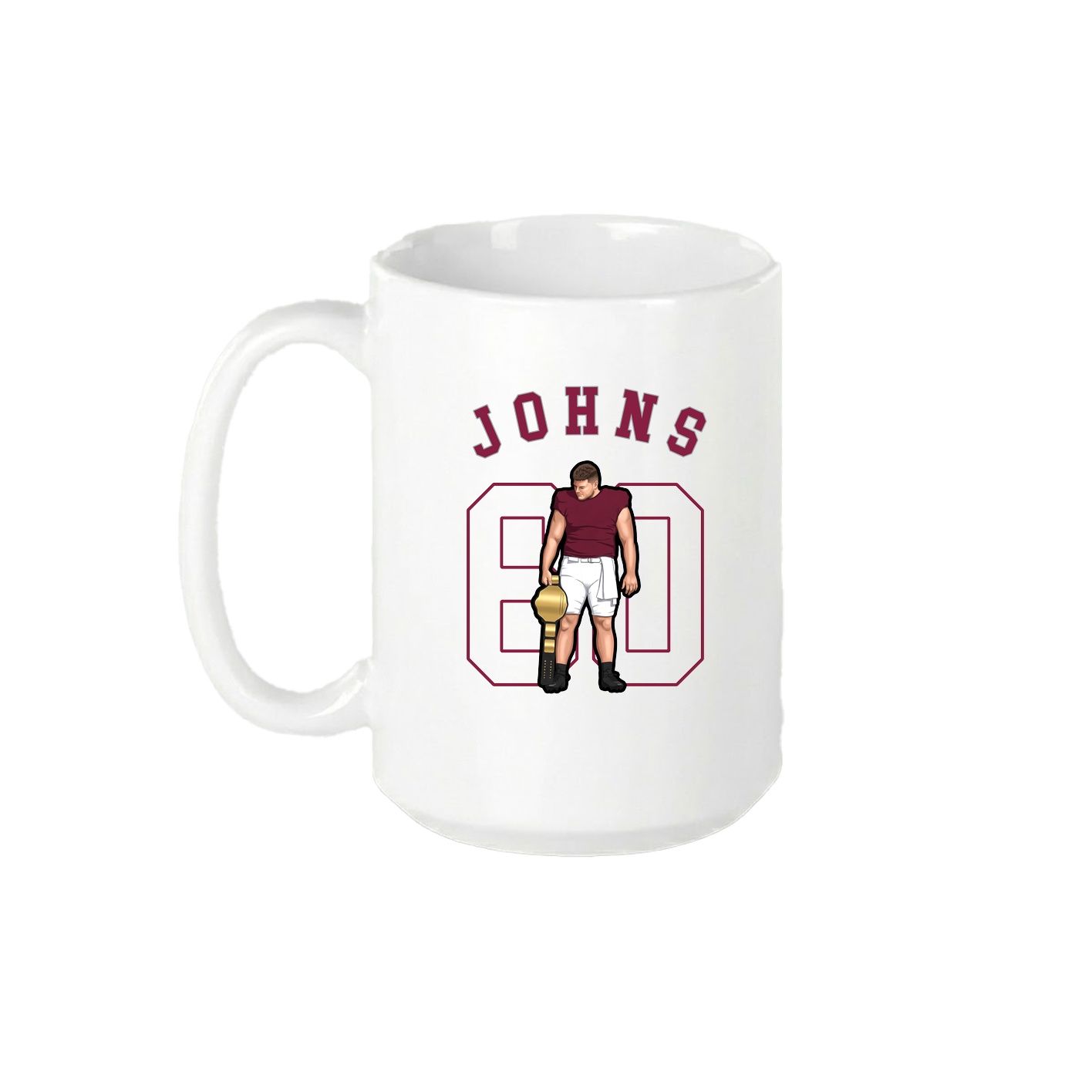 15oz Coffee Mug — Shirsey Arch in White