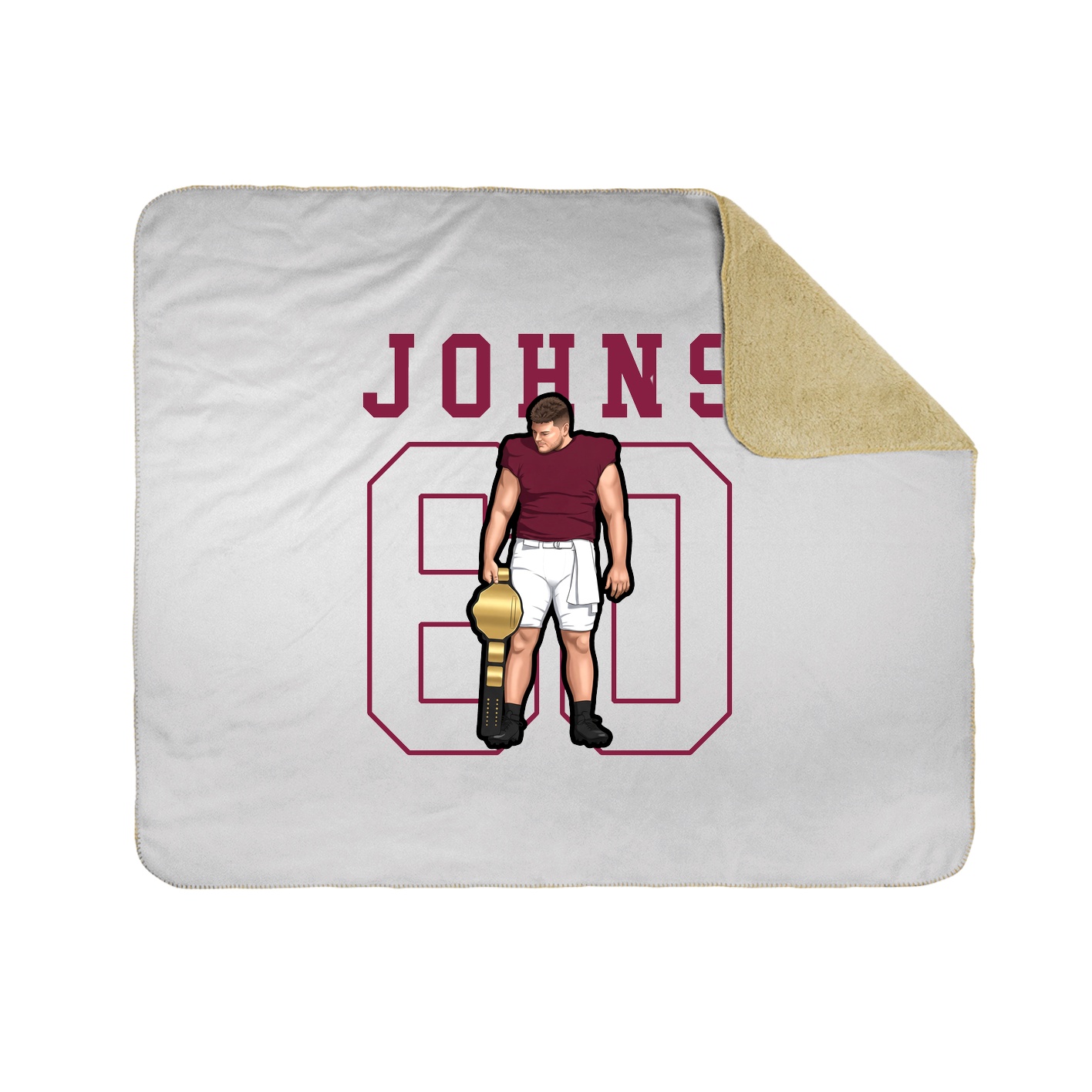 50x60 Sherpa Lined Throw Blanket