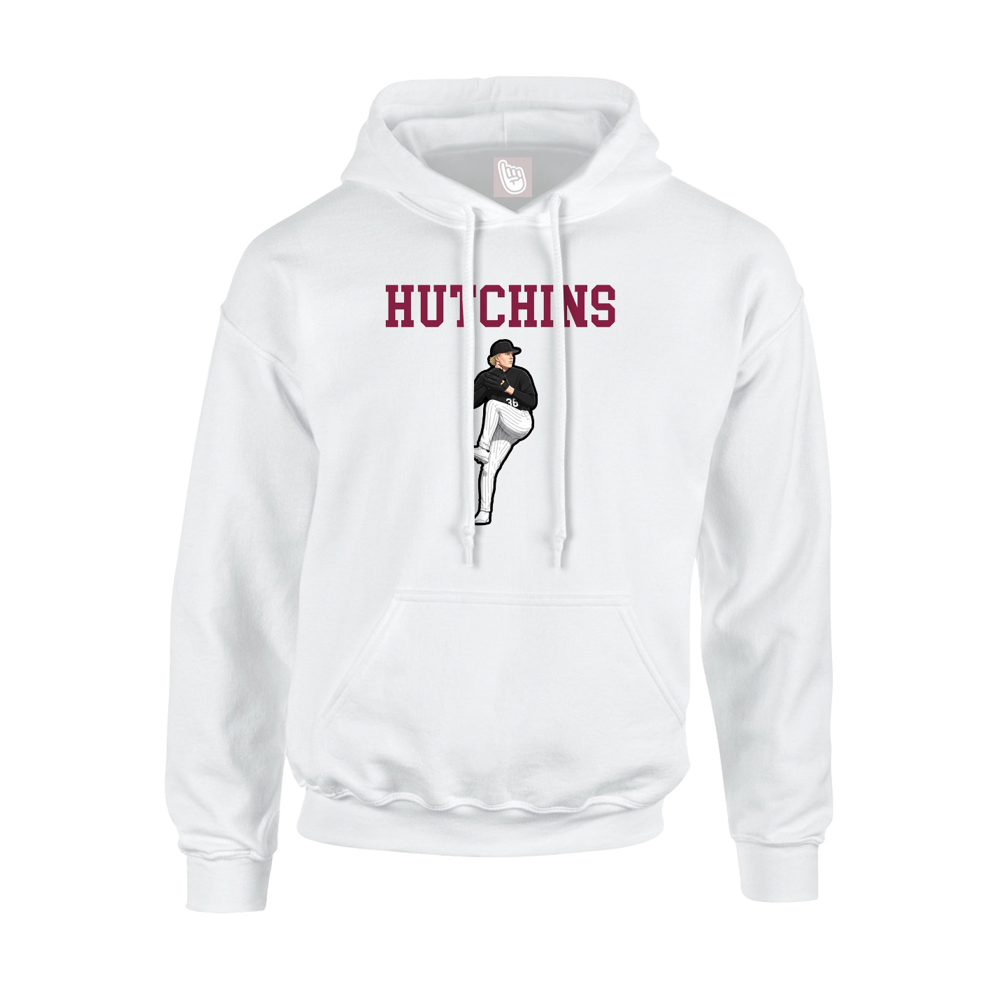 Hoodie — Shirsey in White