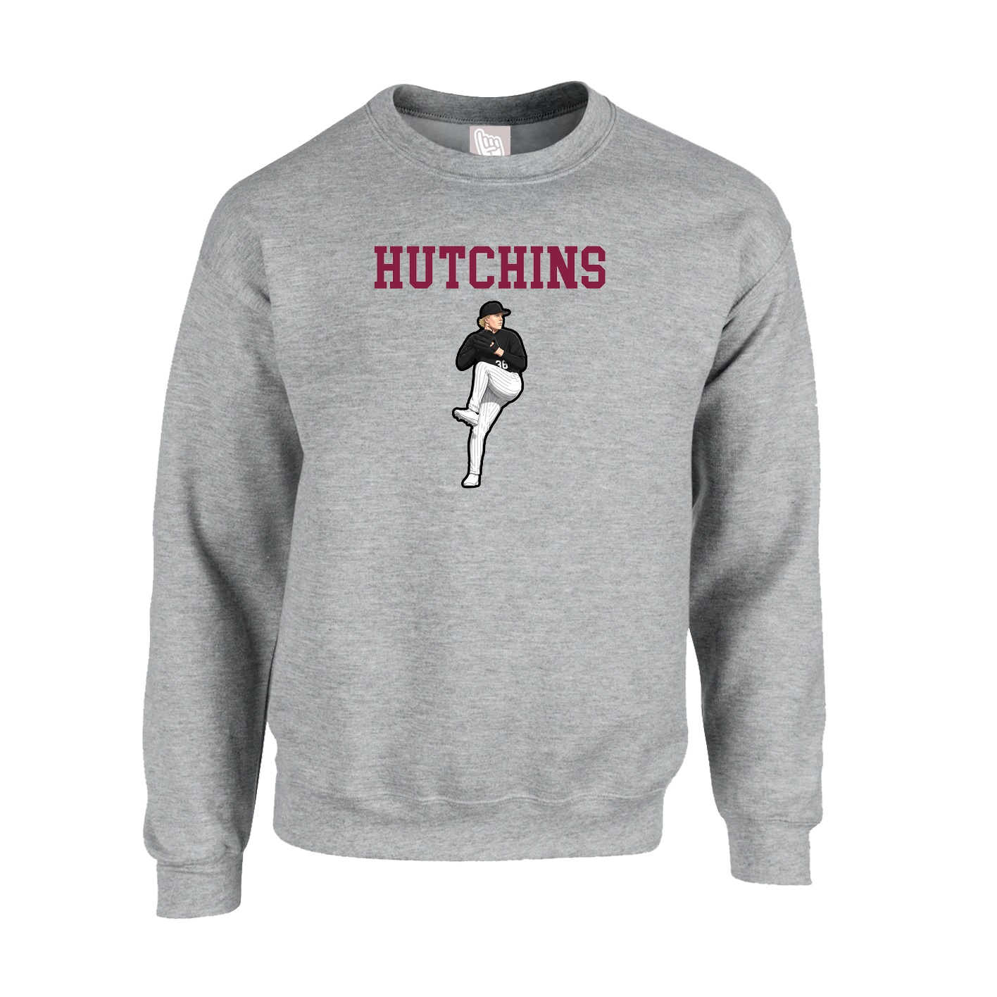 Fleece Crew — Shirsey in Grey