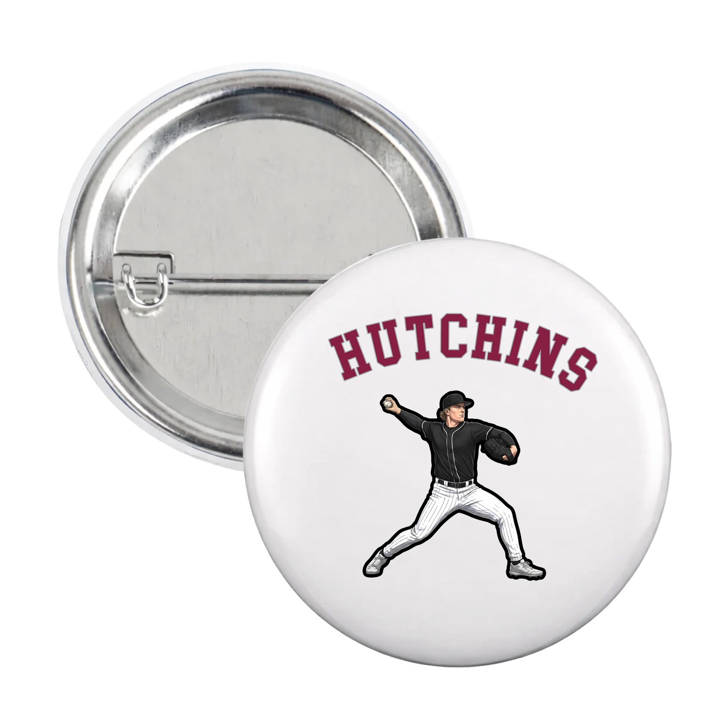 Game Day Button — Shirsey Arch in White