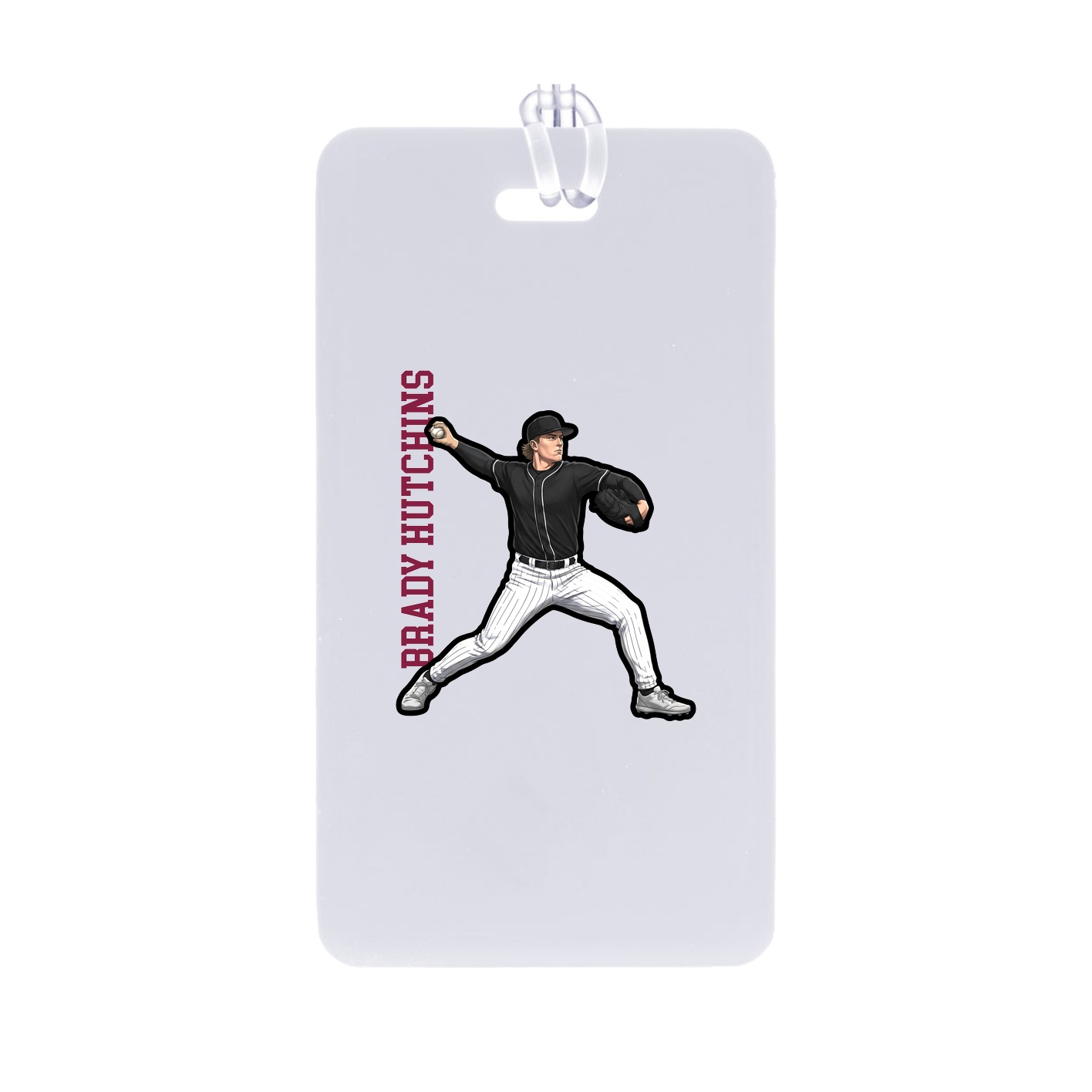 Bag Tag — Name Vertical in Classic