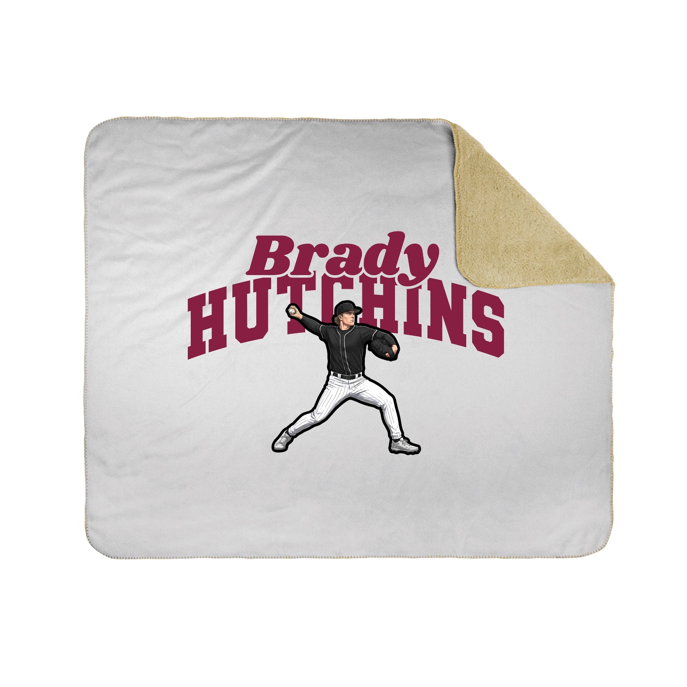 Throw Blanket — Signature Arch in White