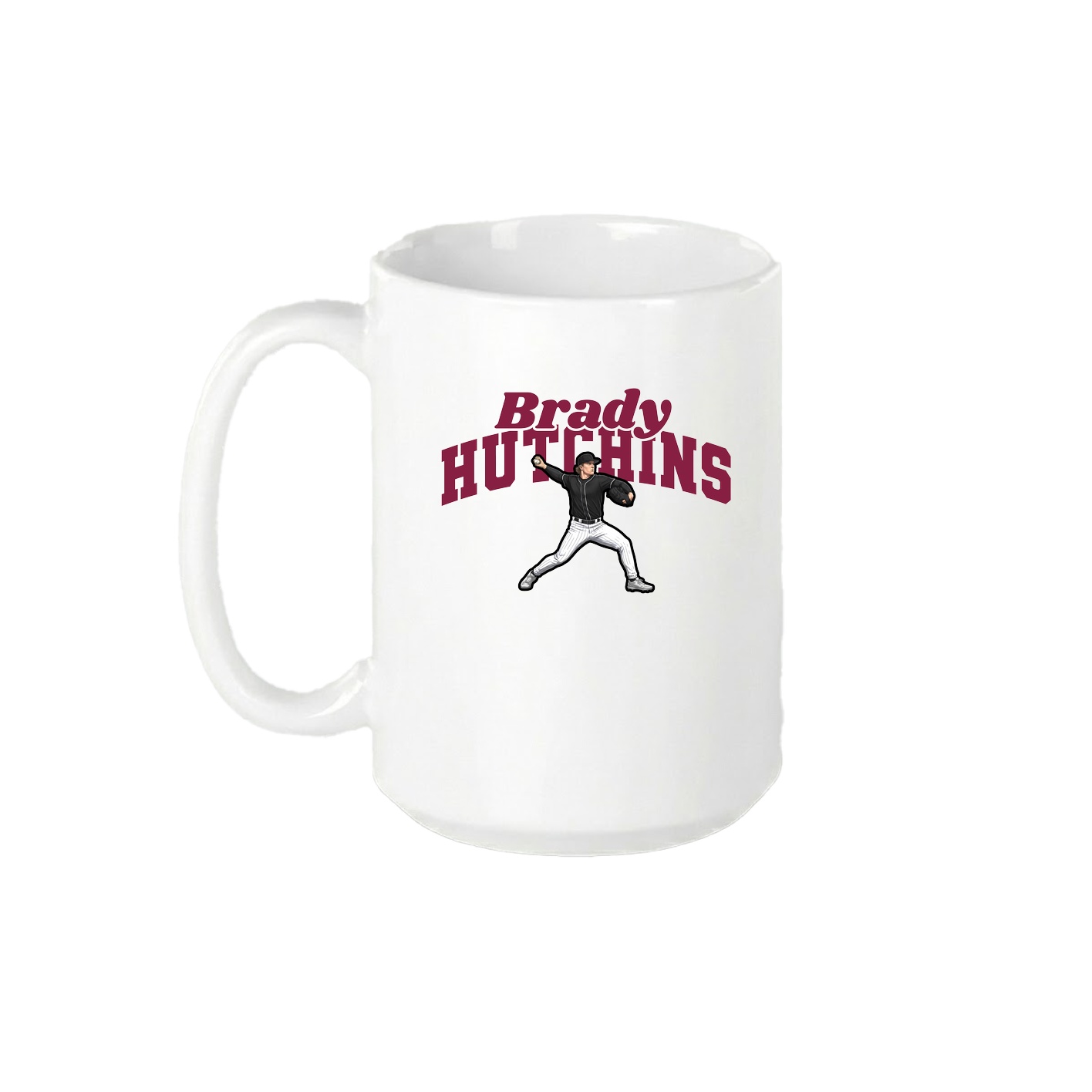15oz Coffee Mug — Signature Arch in White
