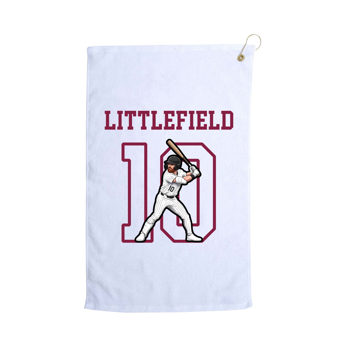 Golf Towel — Shirsey in White